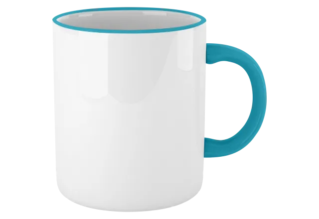 Hrnček s farebným lemom